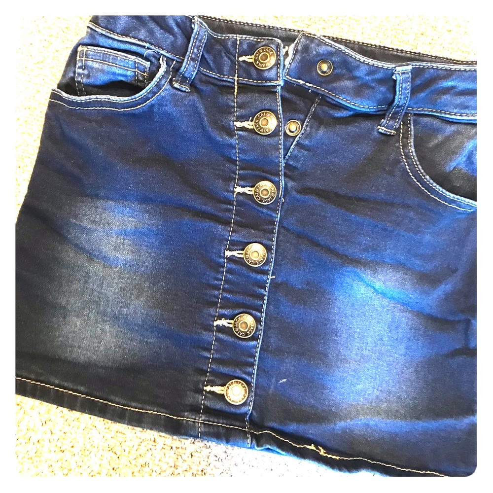 Denim skirt kids 6x